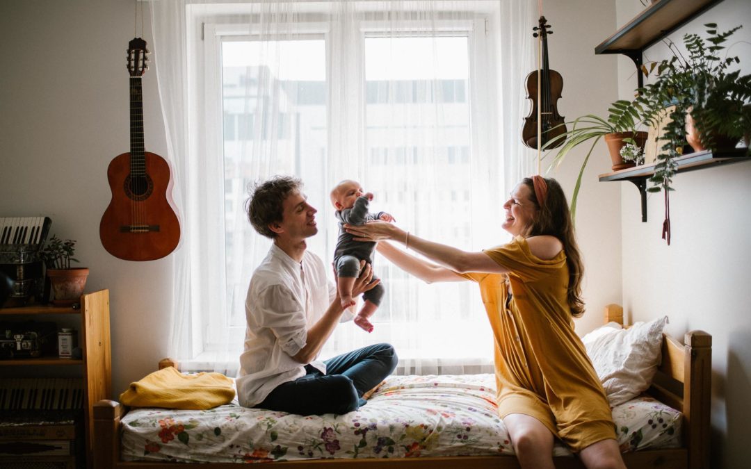 Rodzinna sesja domowa w&nbsp;Poznaniu