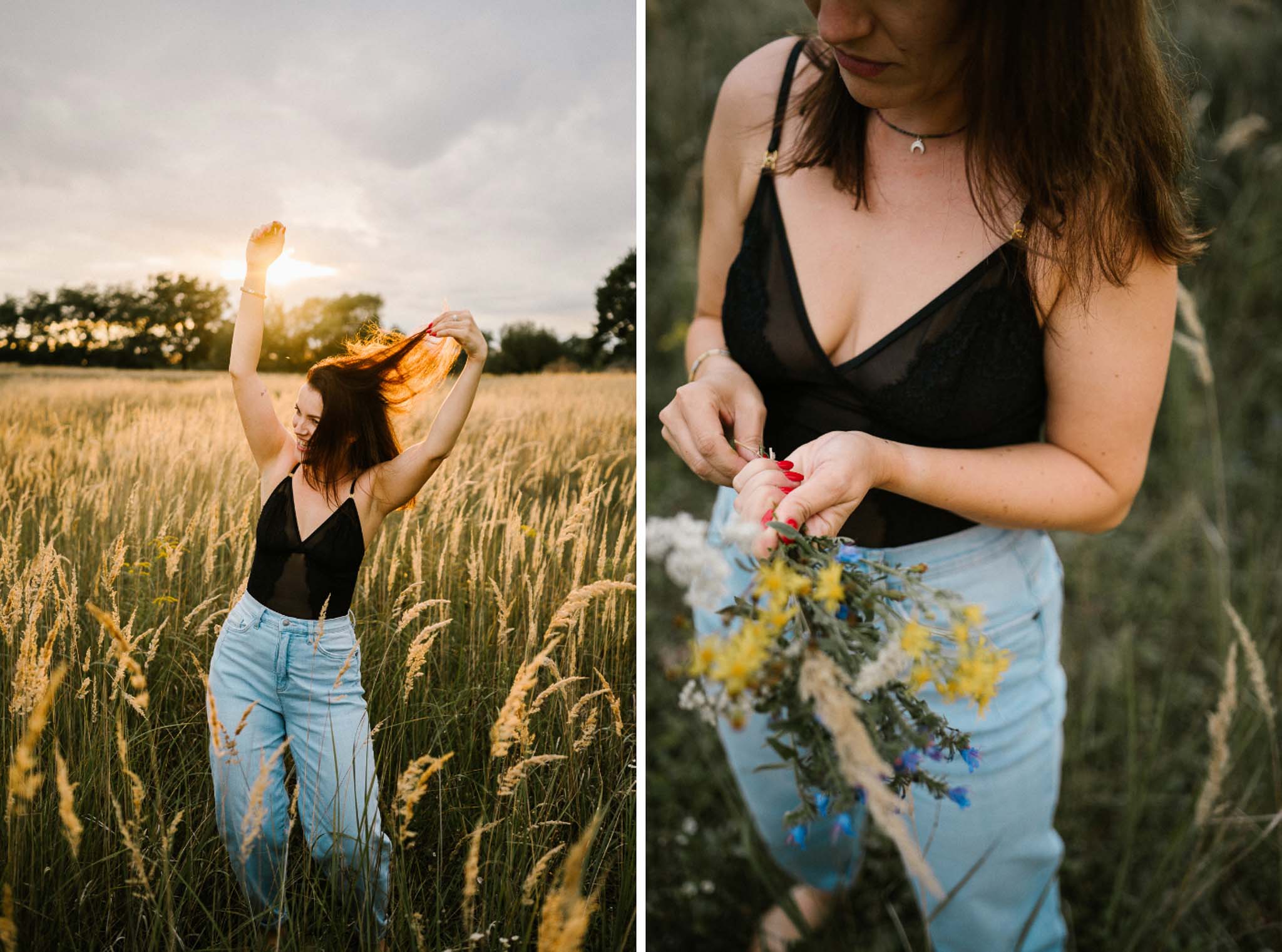 sesja kobieca w plenerze Poznań fotograf kobiecy