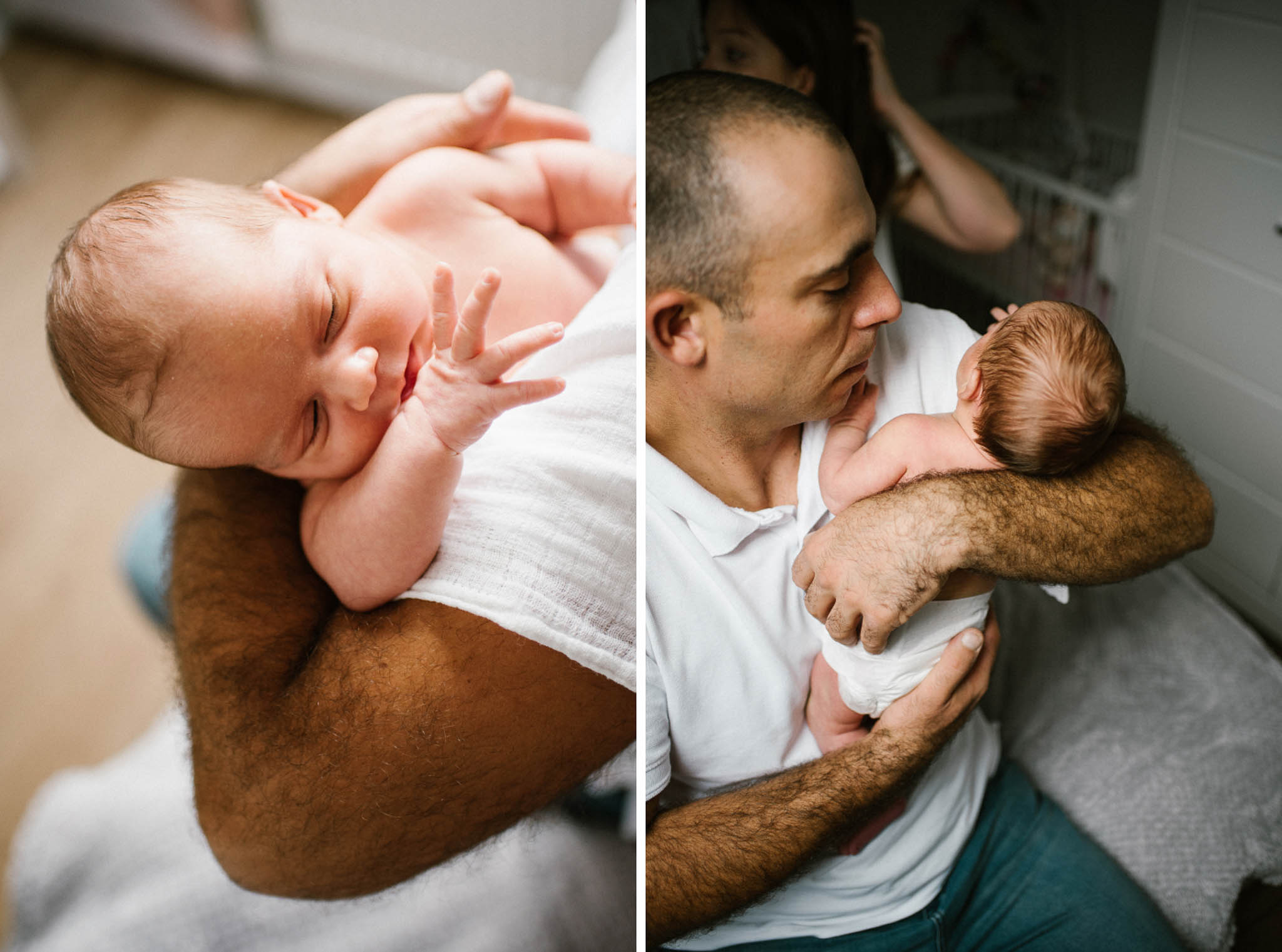 sesja rodzinna noworodkowa w domu Poznań