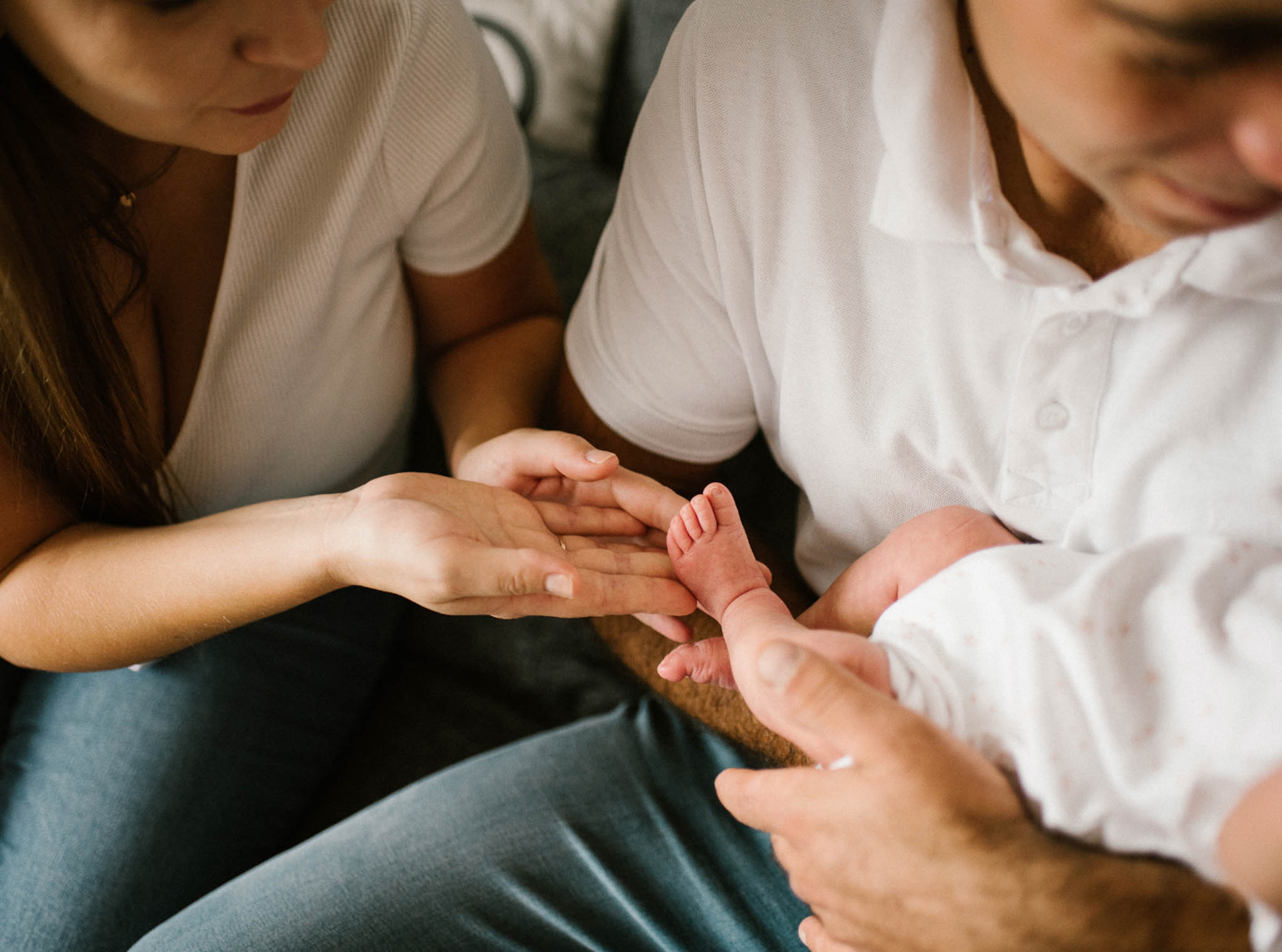 sesja rodzinna noworodkowa w domu Poznań