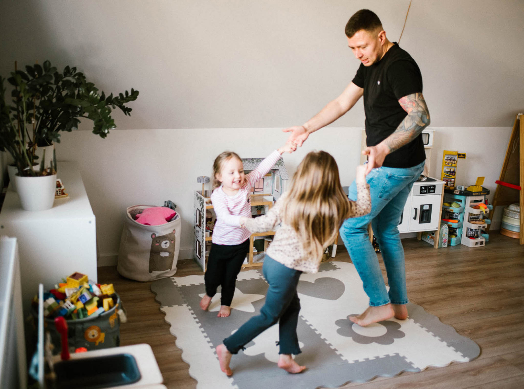 reportaż codzienności sesja rodzinna w domu Poznań